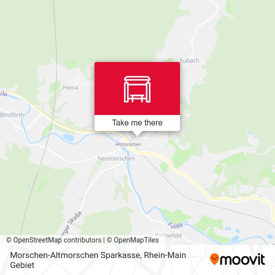 Карта Morschen-Altmorschen Sparkasse