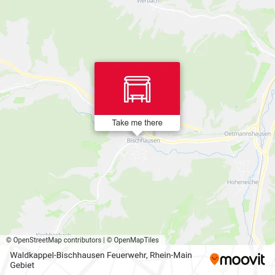 Карта Waldkappel-Bischhausen Feuerwehr