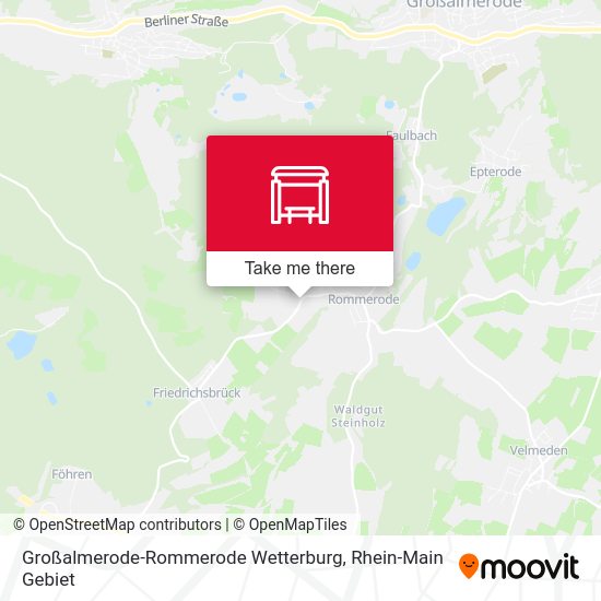Карта Großalmerode-Rommerode Wetterburg