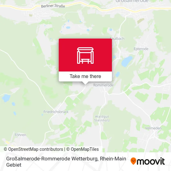 Карта Großalmerode-Rommerode Wetterburg