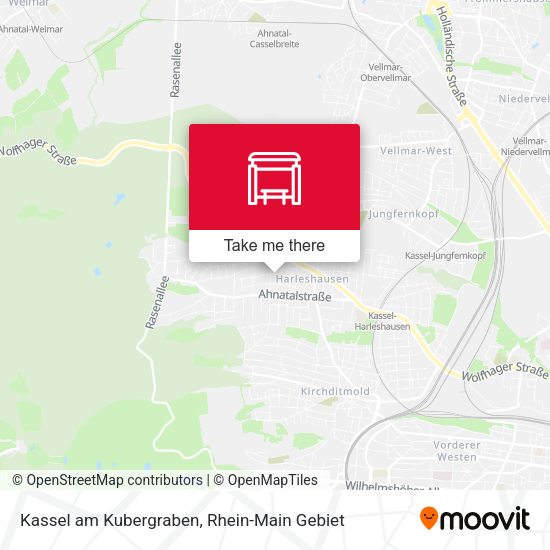 Карта Kassel am Kubergraben