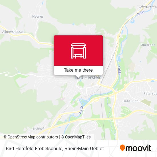 Карта Bad Hersfeld Fröbelschule