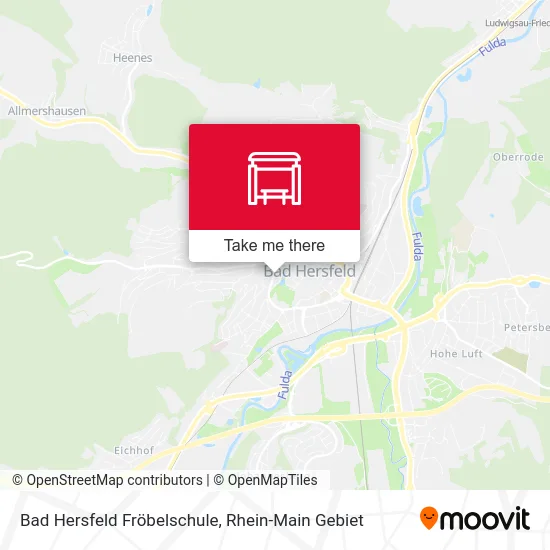 Карта Bad Hersfeld Fröbelschule