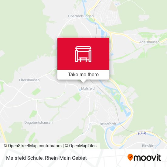 Карта Malsfeld Schule