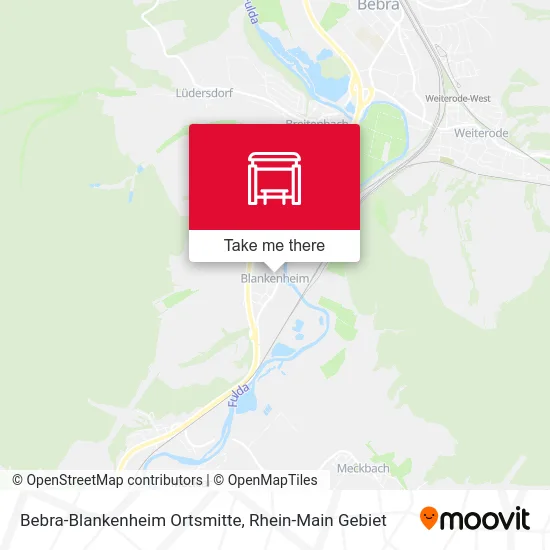 Bebra-Blankenheim Ortsmitte map
