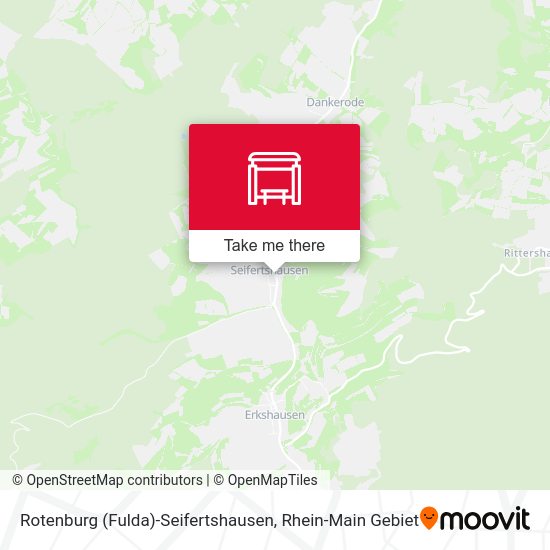 Карта Rotenburg (Fulda)-Seifertshausen