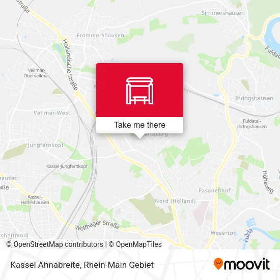 Карта Kassel Ahnabreite