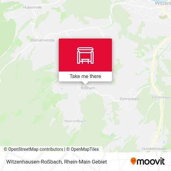Карта Witzenhausen-Roßbach