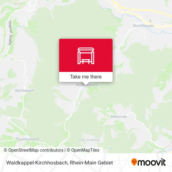Карта Waldkappel-Kirchhosbach