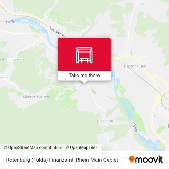 Карта Rotenburg (Fulda) Finanzamt