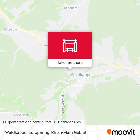 Карта Waldkappel Europaring