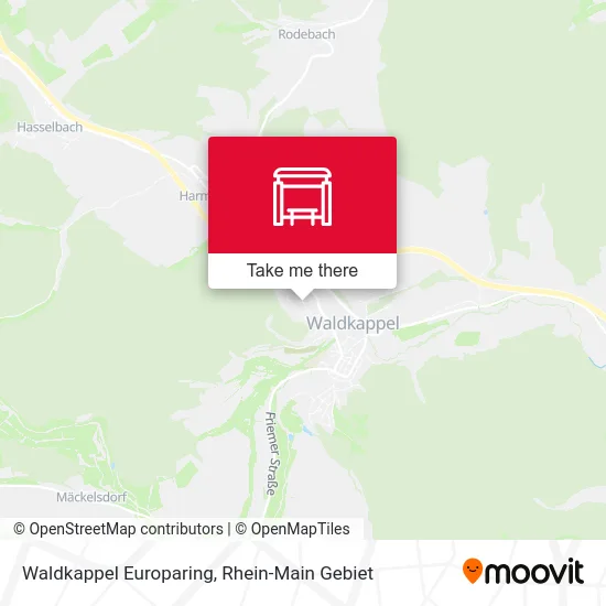 Карта Waldkappel Europaring