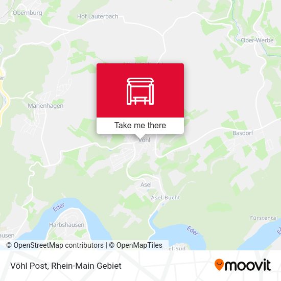 Карта Vöhl Post