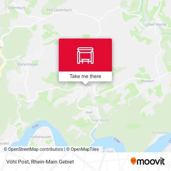 Карта Vöhl Post