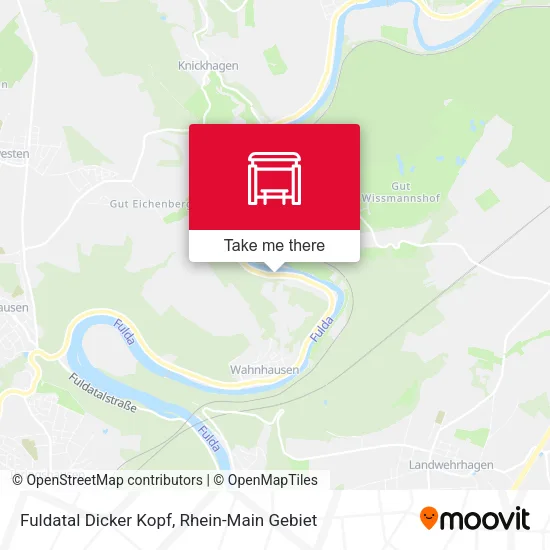 Карта Fuldatal Dicker Kopf