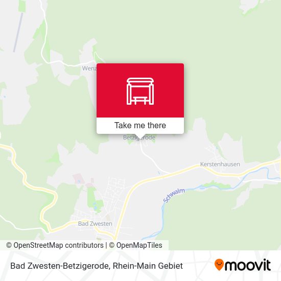 Карта Bad Zwesten-Betzigerode
