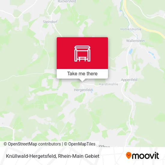 Карта Knüllwald-Hergetsfeld