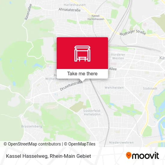 Карта Kassel Hasselweg