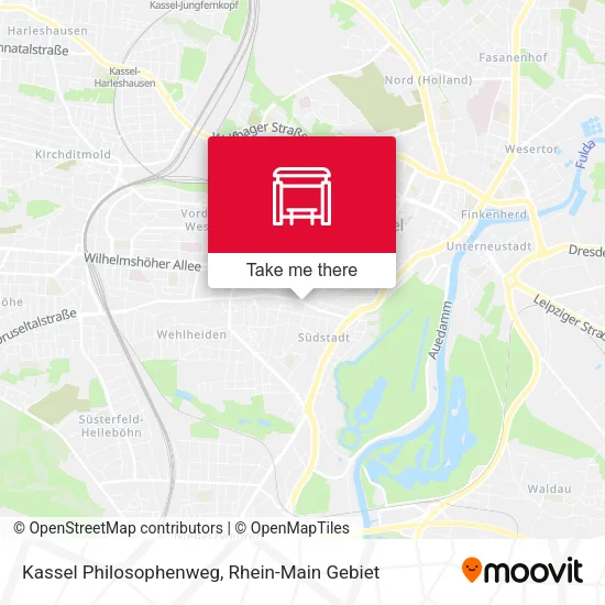 Карта Kassel Philosophenweg