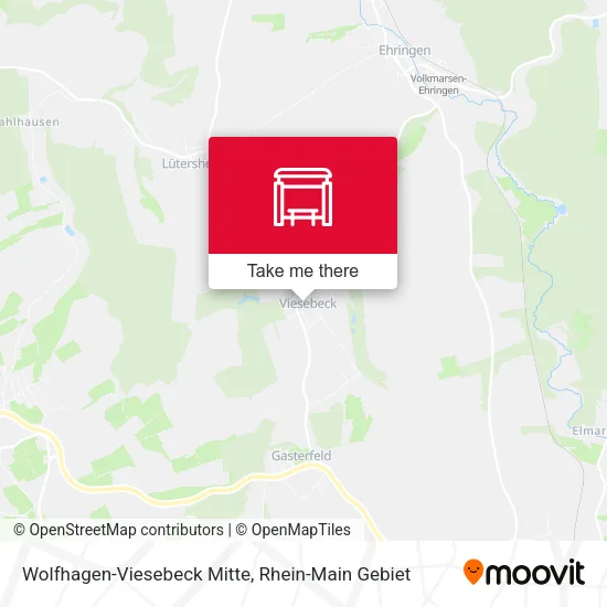 Карта Wolfhagen-Viesebeck Mitte
