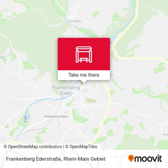 Карта Frankenberg Ederstraße