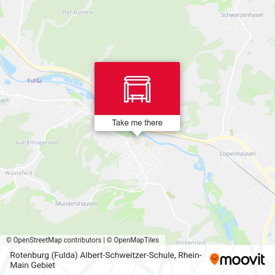 Карта Rotenburg (Fulda) Albert-Schweitzer-Schule