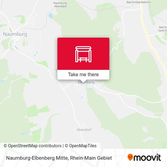 Карта Naumburg-Elbenberg Mitte