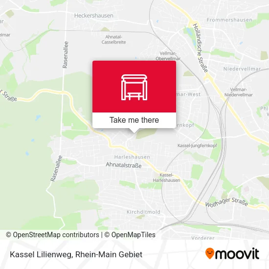 Карта Kassel Lilienweg