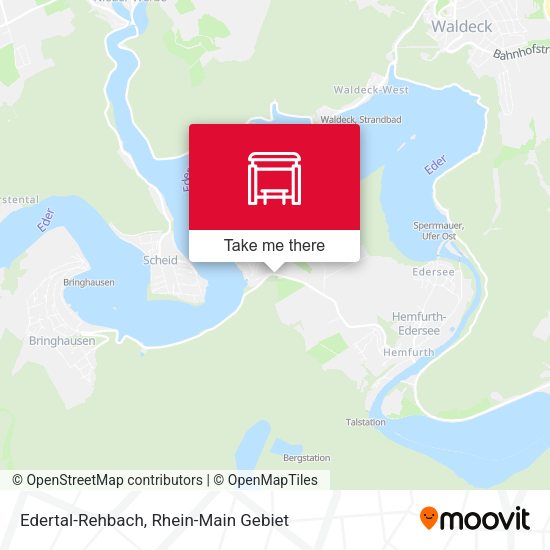 Карта Edertal-Rehbach