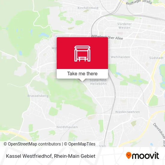 Карта Kassel Westfriedhof
