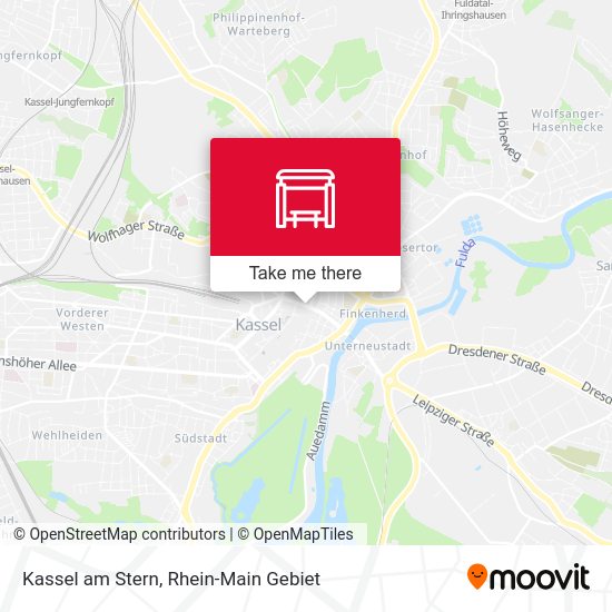 Карта Kassel am Stern