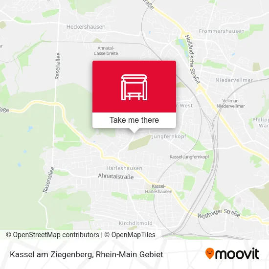 Карта Kassel am Ziegenberg