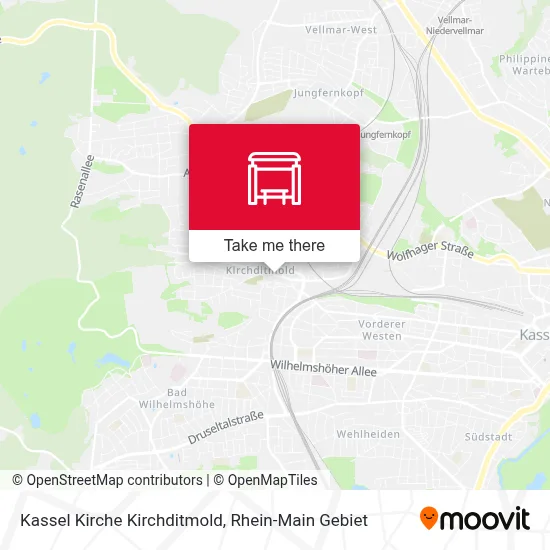 Kassel Kirche Kirchditmold map