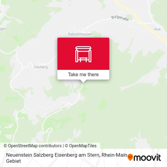 Карта Neuenstein Salzberg Eisenberg am Stern