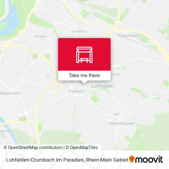 Карта Lohfelden-Crumbach Im Paradies