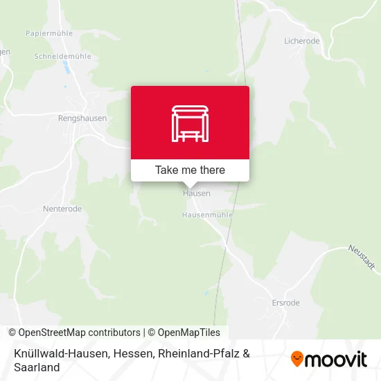 Карта Knüllwald-Hausen