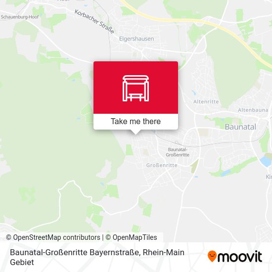Карта Baunatal-Großenritte Bayernstraße