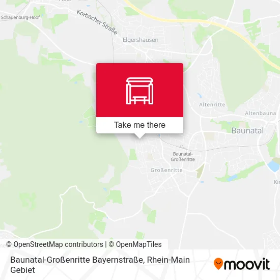 Карта Baunatal-Großenritte Bayernstraße