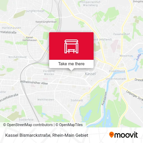 Карта Kassel Bismarckstraße