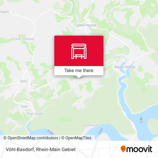 Карта Vöhl-Basdorf