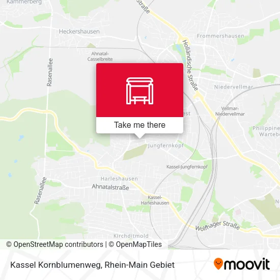 Карта Kassel Kornblumenweg