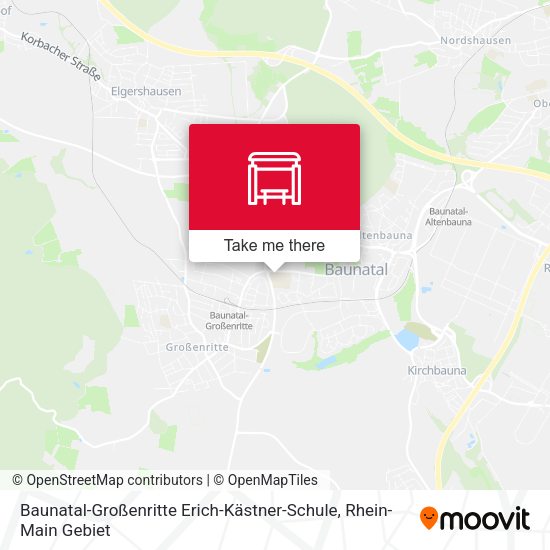 Карта Baunatal-Großenritte Erich-Kästner-Schule