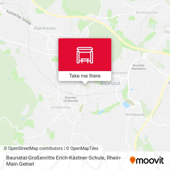 Карта Baunatal-Großenritte Erich-Kästner-Schule