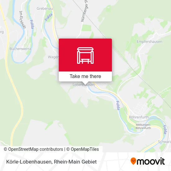 Карта Körle-Lobenhausen
