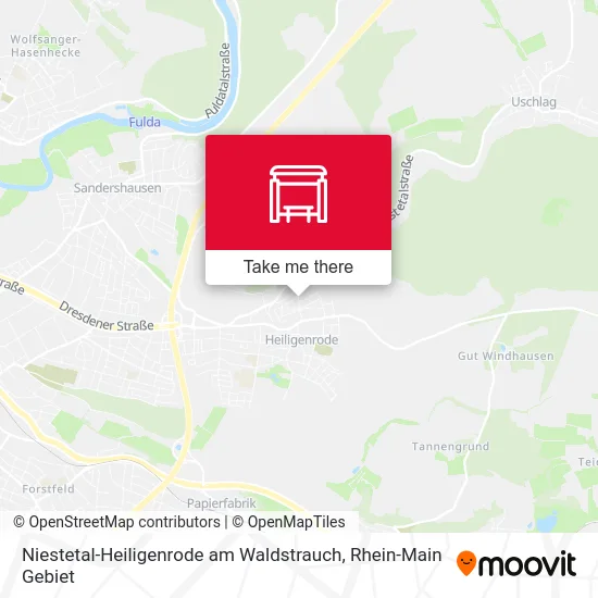 Карта Niestetal-Heiligenrode am Waldstrauch