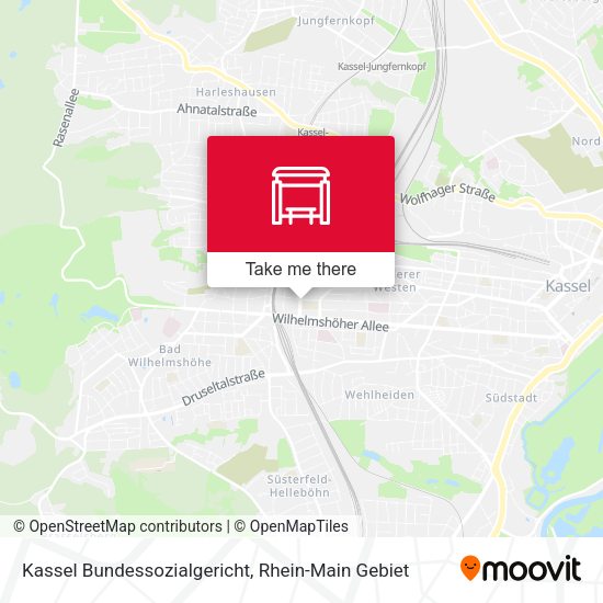 Карта Kassel Bundessozialgericht