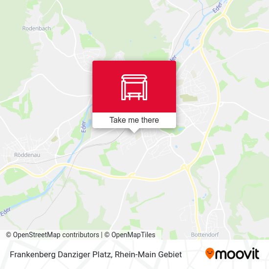 Карта Frankenberg Danziger Platz