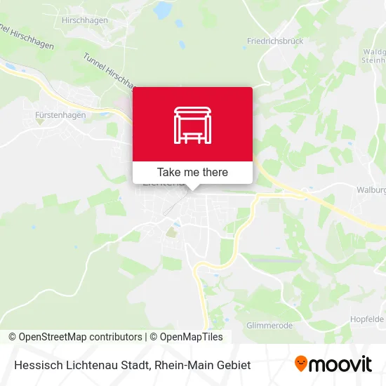 Карта Hessisch Lichtenau Stadt