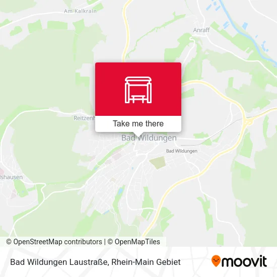 Карта Bad Wildungen Laustraße