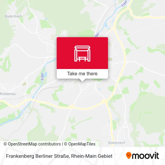 Карта Frankenberg Berliner Straße